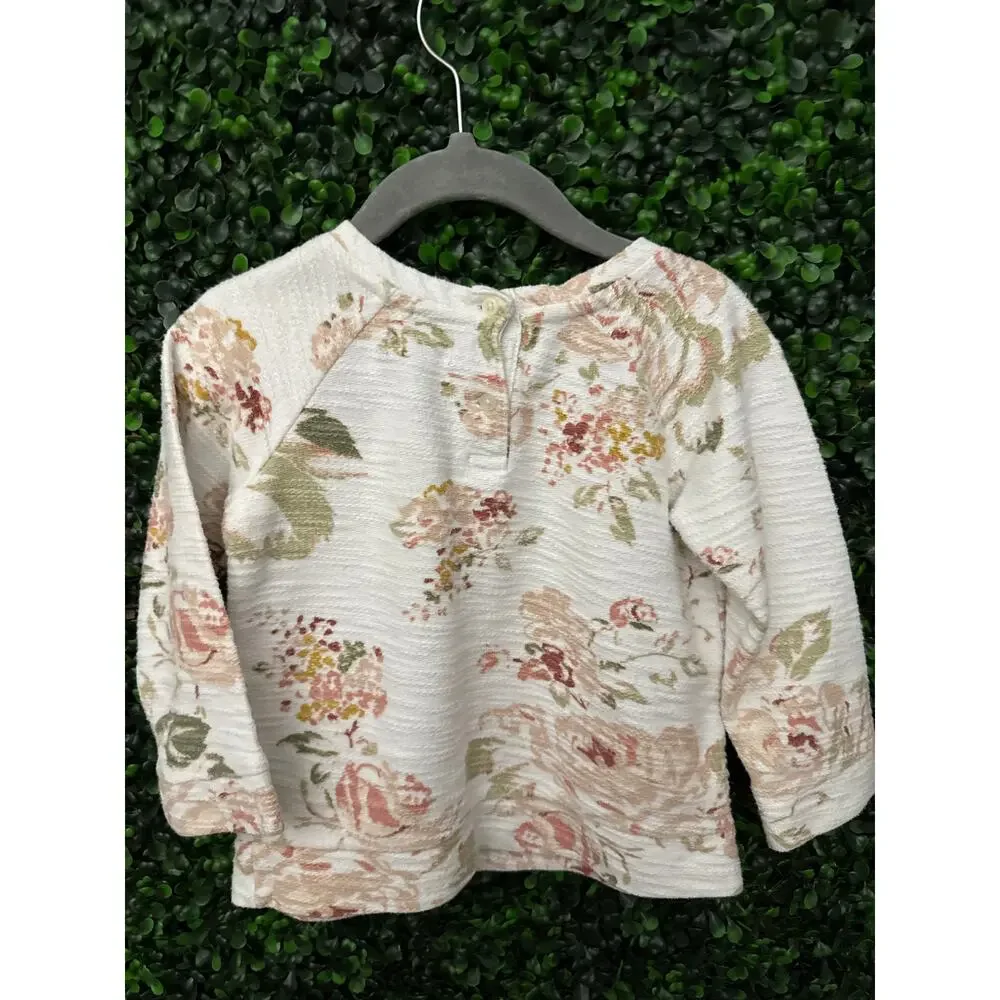 Baby Gap, Baby Girl Sweater size 18-24 months, Floral Sweater.
